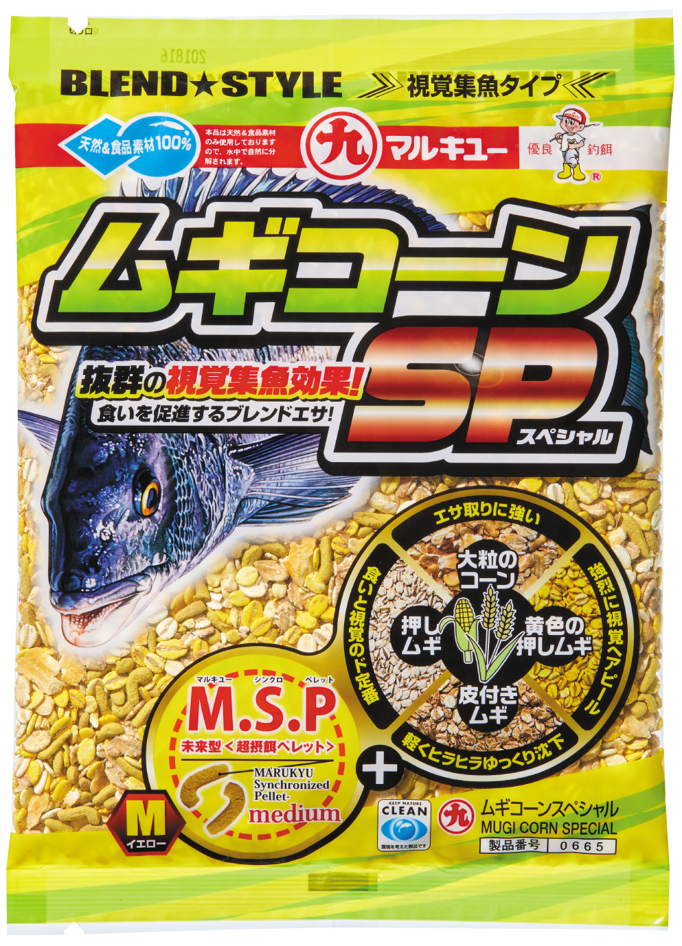 配合エサ　マルキュー　ムギコーンスペシャル　006655