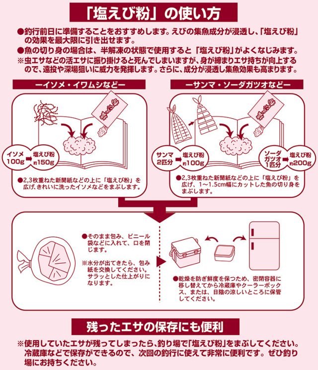 マルキュー 配合エサ 塩えび粉