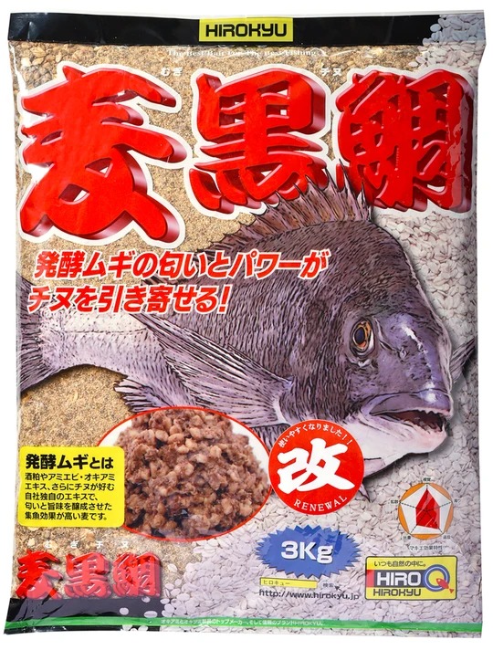 配合エサ　ヒロキュー　麦黒鯛 　040857