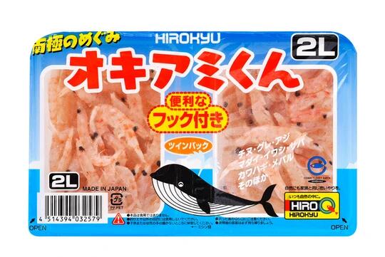 冷凍エサ　ヒロキュー　オキアミくん（2L）刺し餌　ツケエサ　不凍加工　032579