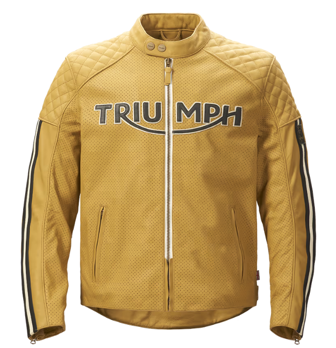 トライアンフレザージャケット：BRADDAN AIR RACE JACKET  GOLD
