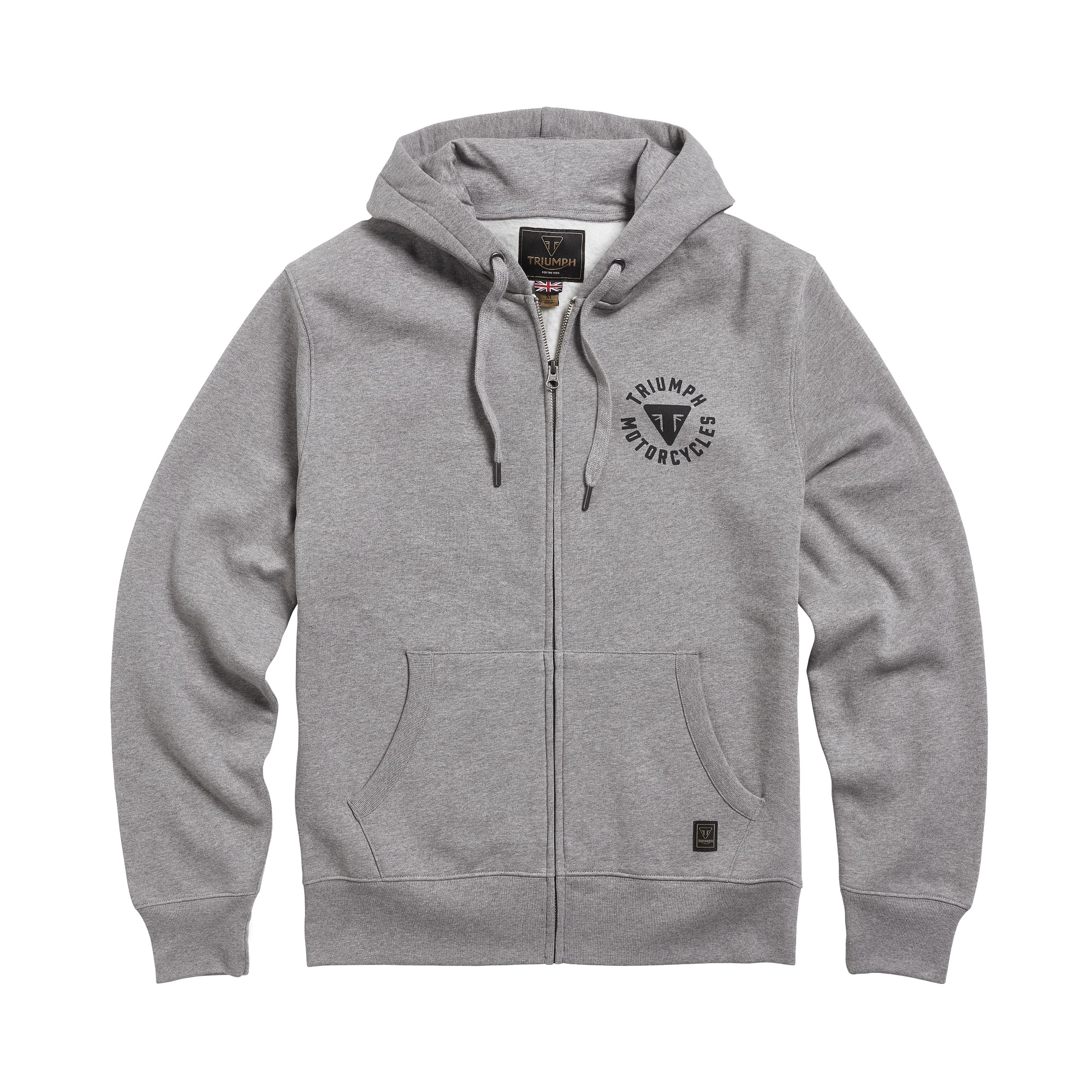 トライアンフフーディー：DIGBY FULL ZIP HOODY GREY MARL