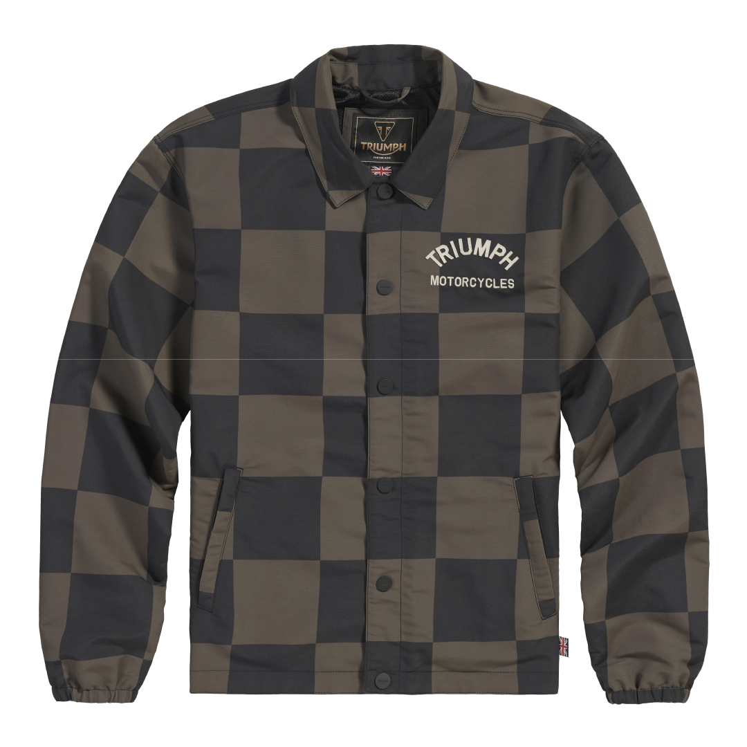 トライアンフジャケット：CARTER CHECKERBOARDCOACH JAKET