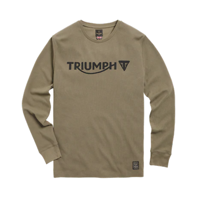 トライアンフ長袖Ｔシャツ：BETTMANN L/S WAFFLE KHAKI