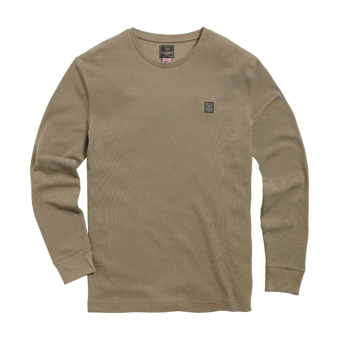 トライアンフ長袖Ｔシャツ：DEAN L/S WAFFLE KHAKI