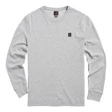 トライアンフ長袖Ｔシャツ：DEAN L/S WAFFLE T-SHIRT GREY MARL