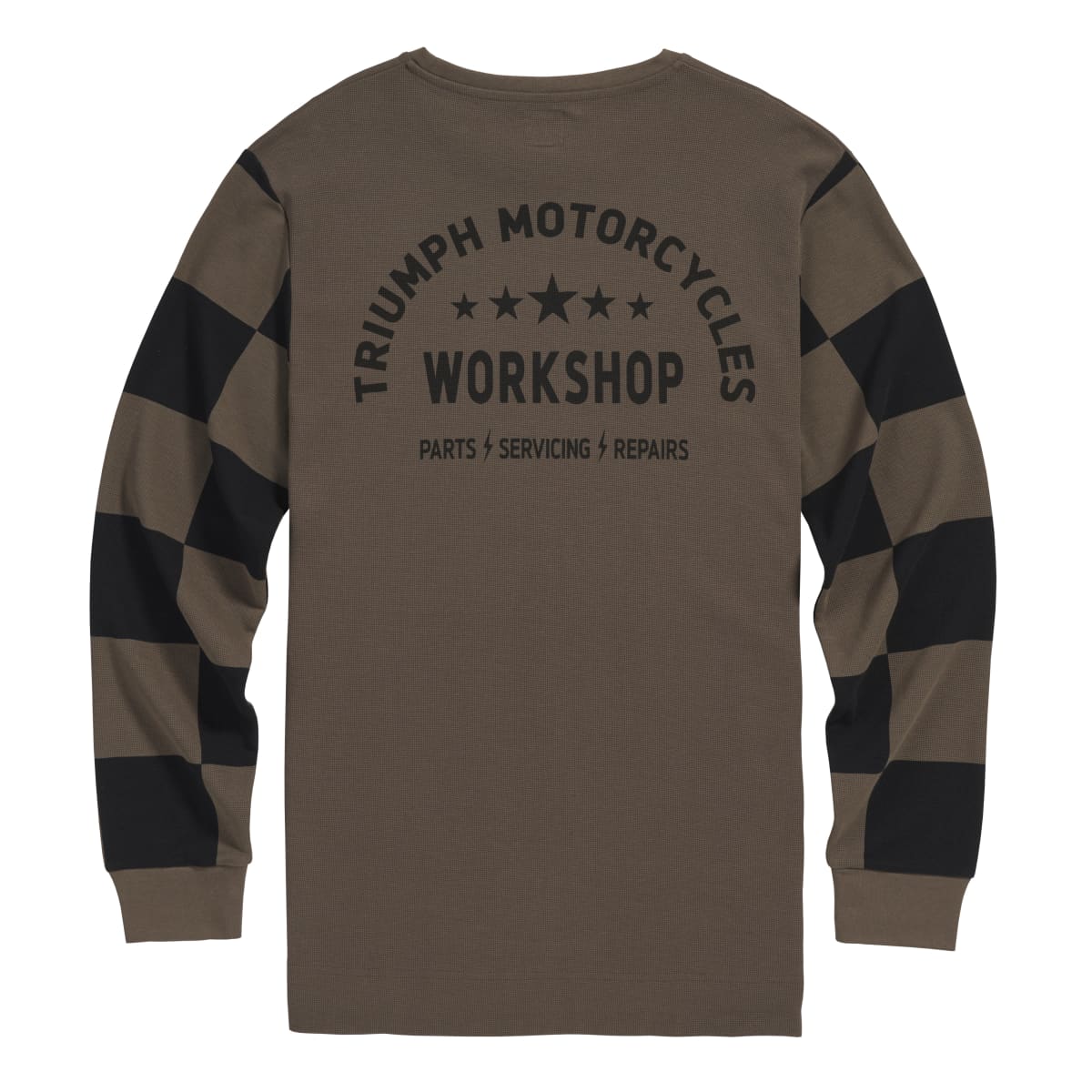 トライアンフ長袖Ｔシャツ：	HARKER L/SLEEVED TEE IRON / BLACK