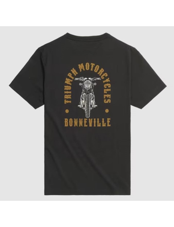 トライアンフＴシャツ：BONNEVILLE T120 T-SHIRT - BLACK
