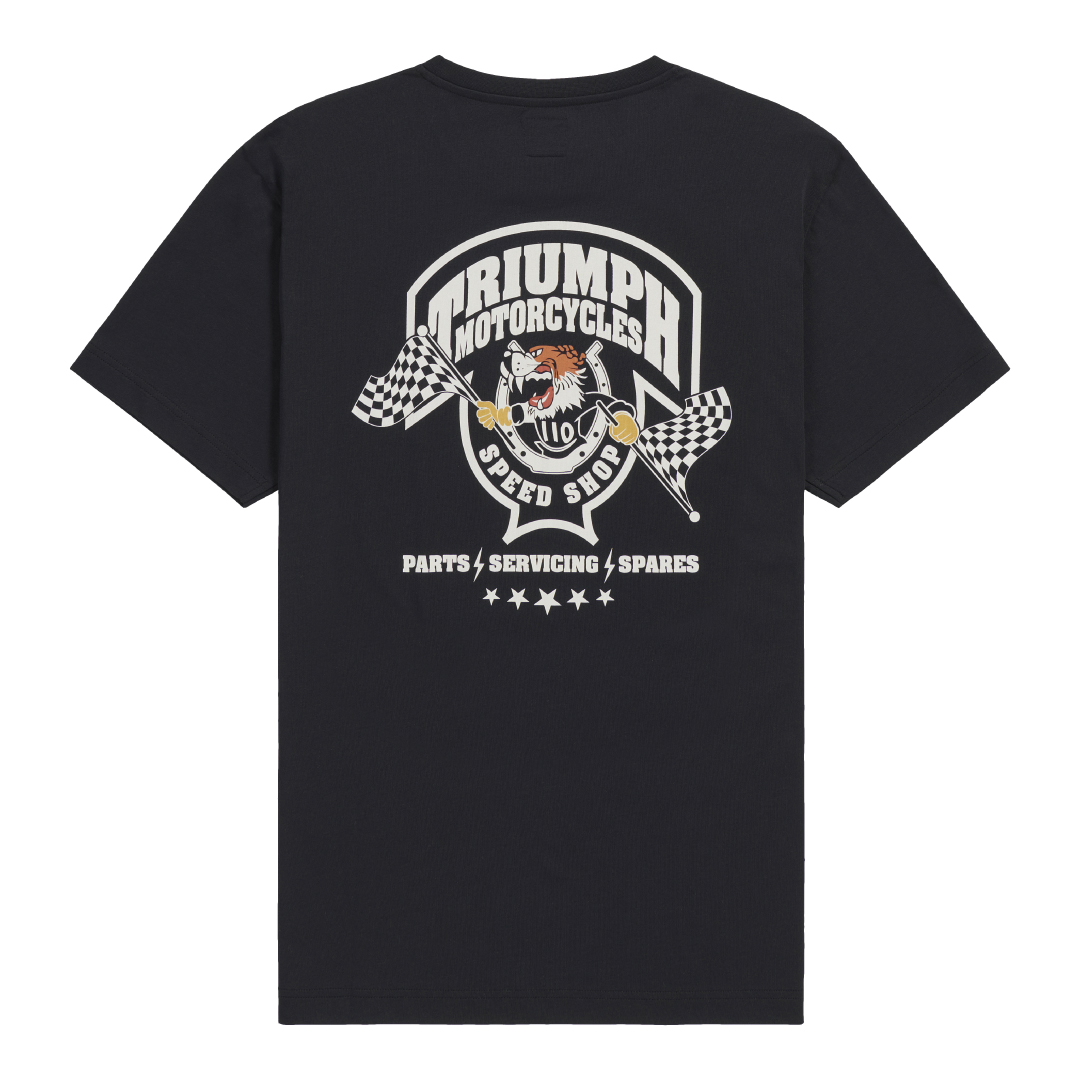 トライアンフＴシャツ：ENG GAME TEE  BLACK