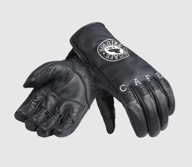 ACE CAFE COLLECTION：ACE CAFE PRINTED LEATHER GLOVE