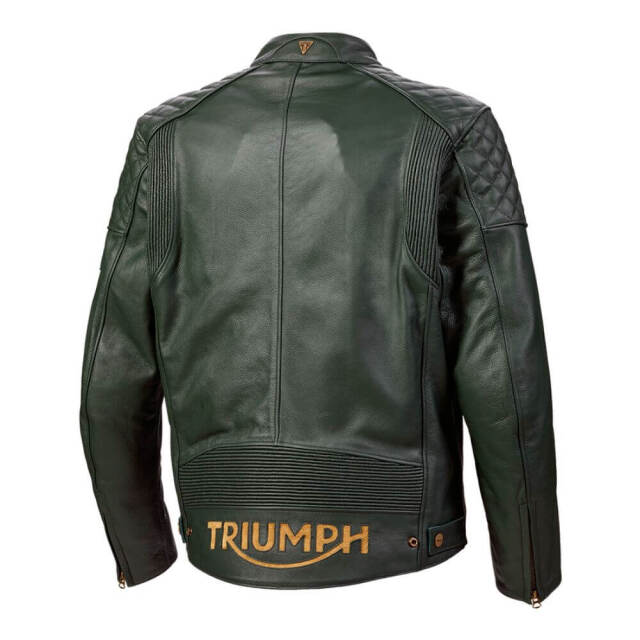 TRIUMPH BRADDANレザージャケットsサイズ Men's Braddan Asymmetric Leather Jacket | Motorcycle Clothing