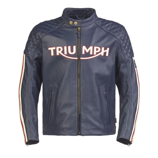 トライアンフ ジャケット トライアンフジャケット：BRADDAN AIR RACE JACKET BLUE