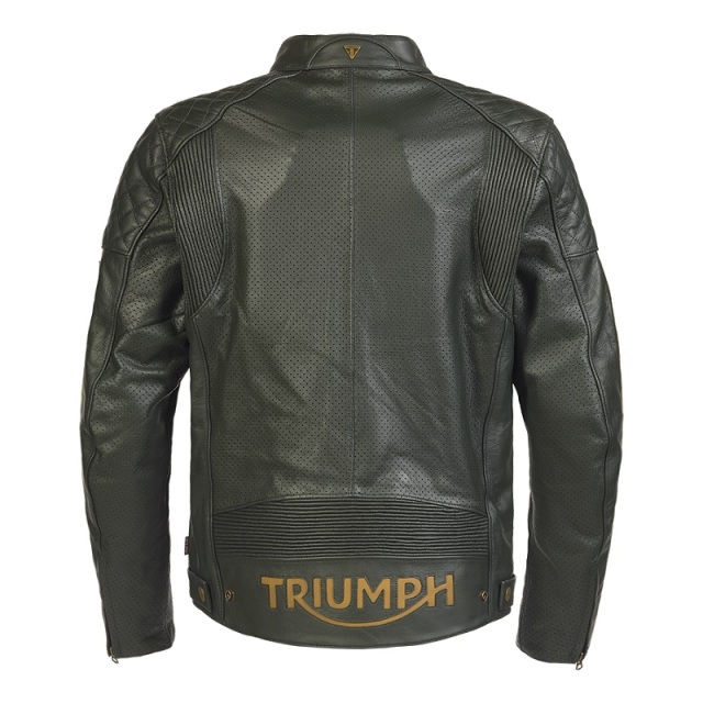トライアンフジャケット：BRADDAN AIR RACE JACKET RACING GREEN