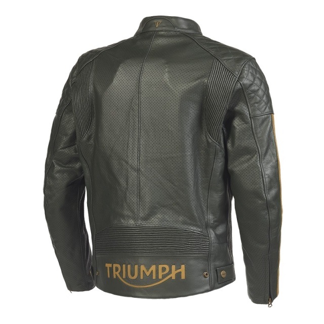 トライアンフジャケット：BRADDAN AIR RACE JACKET RACING GREEN