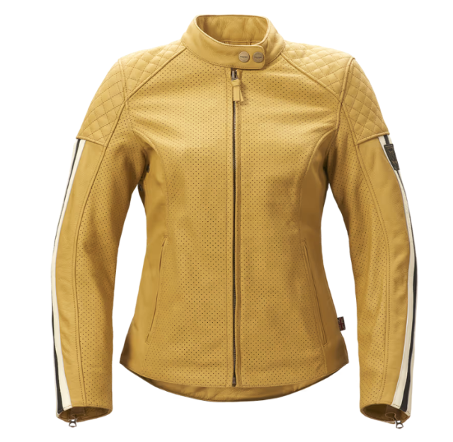 トライアンフレディースジャケット：LADIES BRADDAN AIR RACE JACKET  GOLD