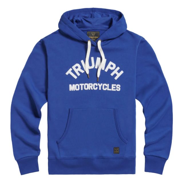 トライアンフフーディー：CARRICK PULL-ON HOODIE  BLUE / BONE