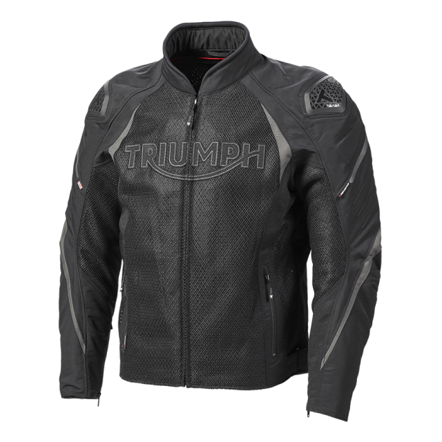 【美品】TRIUMPH バイクジャケット M ブラック トライアンフジャケット:TRIPLE SPORTS MESH JACKET