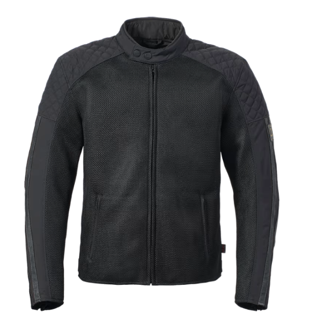 トライアンフメッシュジャケット：BRADDAN RETRO MESH JACKET  BLACK