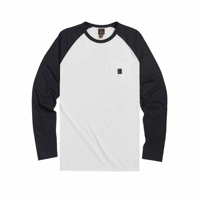 トライアンフ長袖Ｔシャツ：BLACKWELL T-SHIRT WHITE / JET BLACK