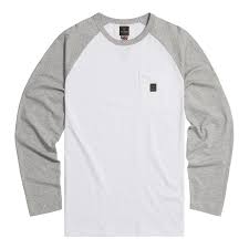 トライアンフ長袖Ｔシャツ：BLACKWELL T-SHIRT - WHITE / GREY MARL