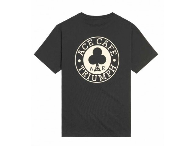 ACE CAFE COLLECTION：ACE CAFE PRINTED POCKET T-SHIRT BLACK
