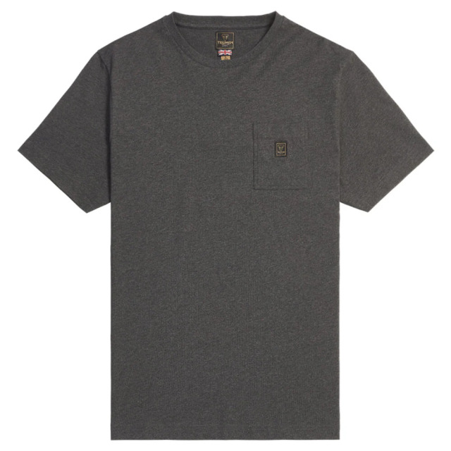 トライアンフＴシャツ：DITCHLING T-SHIRT BLACK MARL