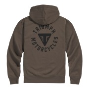 トライアンフフーディー：DIGBY FULL ZIP HOODIE IRON / BLACK