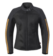 トライアンフレディースメッシュジャケット：LADIES BRADDAN RETRO MESH JACKET  BLACK / GOLD