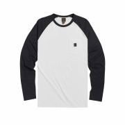 トライアンフ長袖Ｔシャツ：BLACKWELL T-SHIRT WHITE / JET BLACK