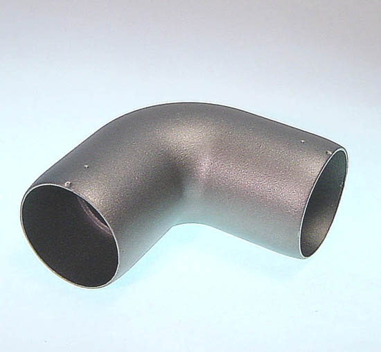 歩行補助用手すり　タカラ産業　ハイウェイブＳ　アルミ製34丸　TSH34-02コーナーエルボ