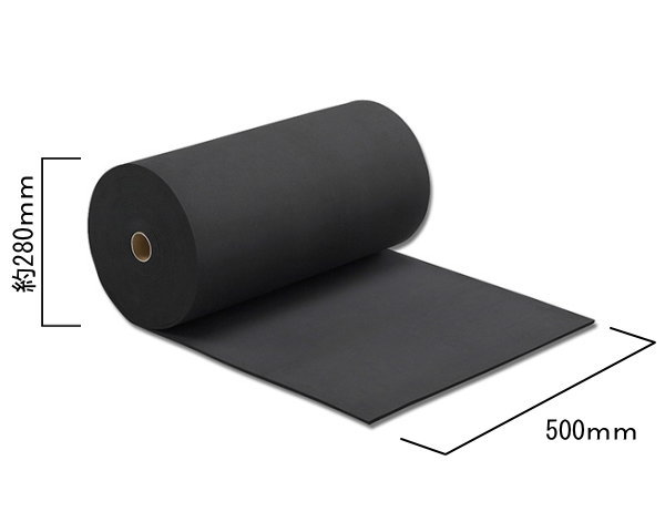 【地域限定送料無料】光　KSBR506-9　スポンジロール巻き　幅500mmｘ厚5mmx長さ9ｍ