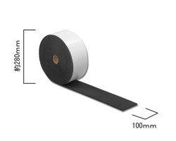 【地域限定送料無料】光　KSBR105-9T　スポンジロール巻き粘着付　幅100mmｘ厚5mmx長さ9ｍ