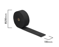 【地域限定送料無料】光　KSBR106-9　スポンジロール巻き　幅100mmｘ厚5mmx長さ9ｍ