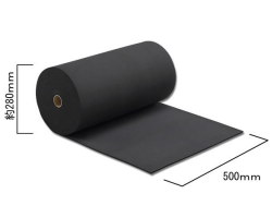 【地域限定送料無料】光　KSBR506-9　スポンジロール巻き　幅500mmｘ厚5mmx長さ9ｍ
