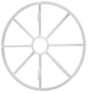 バクマ工業　プッシュ式レジスター　REPD型150用フィルター抑え