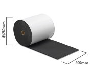 【地域限定送料無料】光　KSBR305-9T　スポンジロール巻き粘着付　幅300mmｘ厚5mmx長さ9ｍ