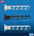 ナスタ　アルミ物干金物　壁付け物干し　KS-DA557AB　1セット2本組販売