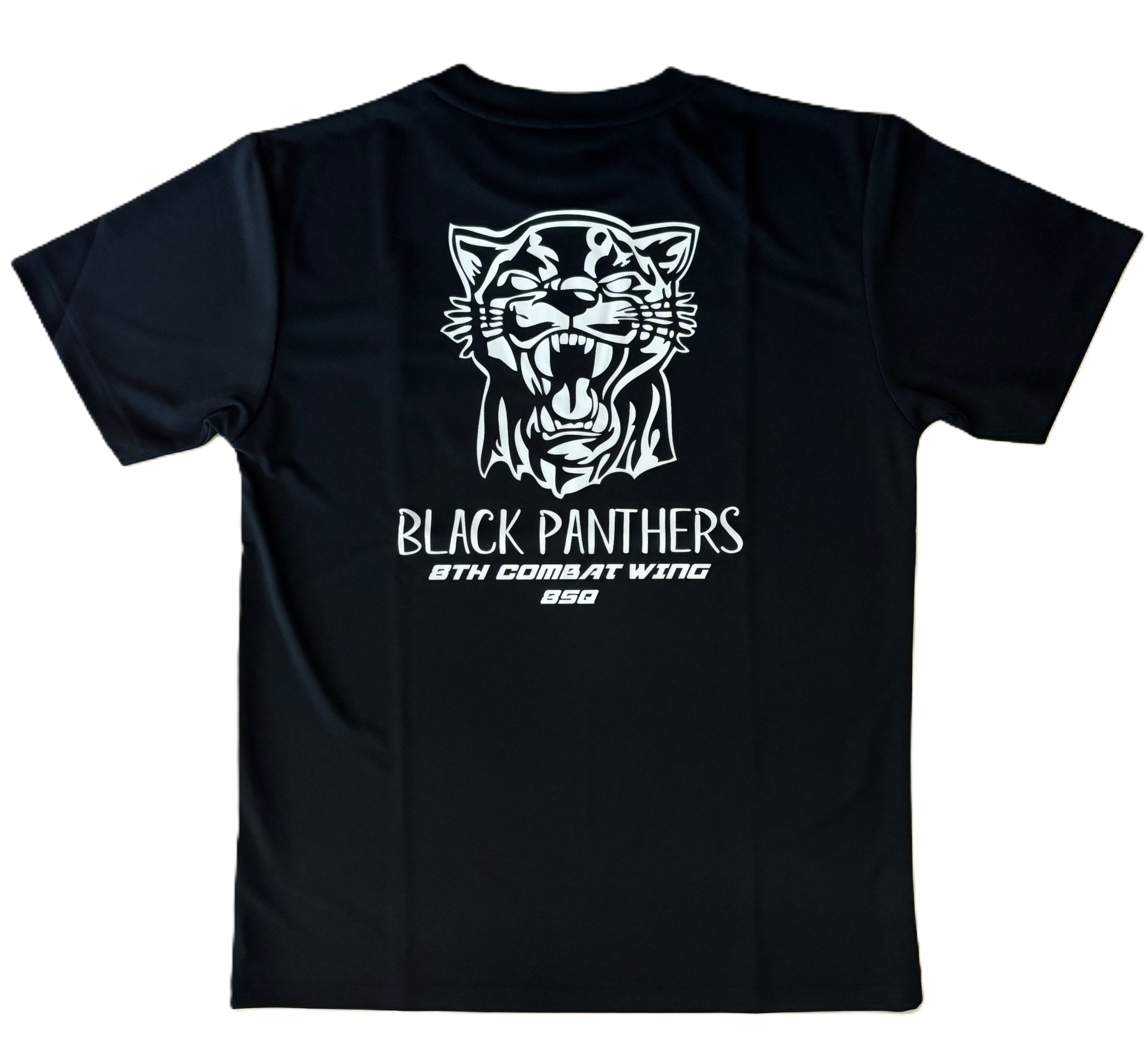 自衛隊グッズ　築城基地 第8航空団 第8飛行隊   ブラックパンサー  BLACK PANTHERS　Tシャツ   速乾タイプ