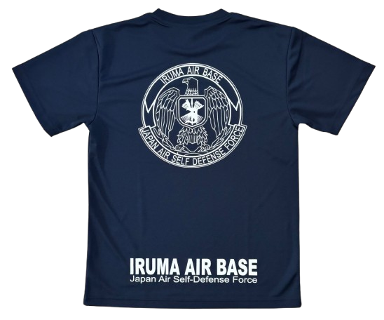 航空自衛隊グッズ JASDF入間基地マーク ネイビー 速乾タイプ