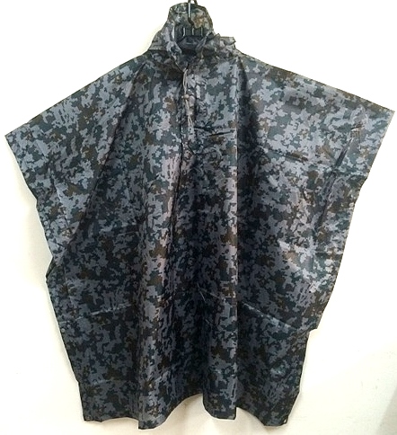 自衛隊グッズ　レインポンチョデジタル迷彩