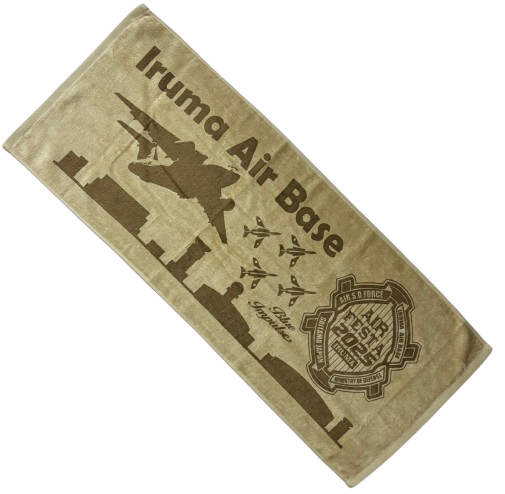 自衛隊グッズ  AIR  FESTA  2025  IRUMA    入間航空祭　フェイスタオル