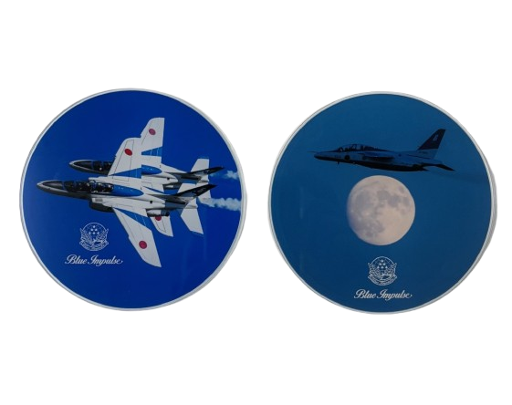 自衛隊グッズ  ブルーインパルス   アクリルコースター  丸型　2種