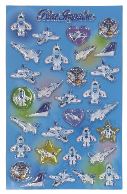 自衛隊グッズ　ブルーインパルス ピュアクリスタル シール