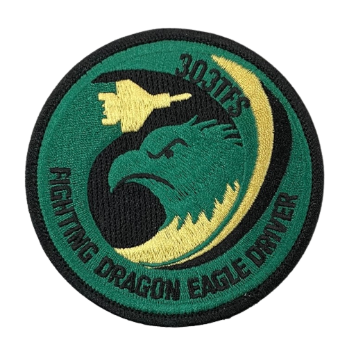 自衛隊グッズ　小松基地　第303飛行隊　ファイティングドラゴン　イーグルドライバー ベルクロ付