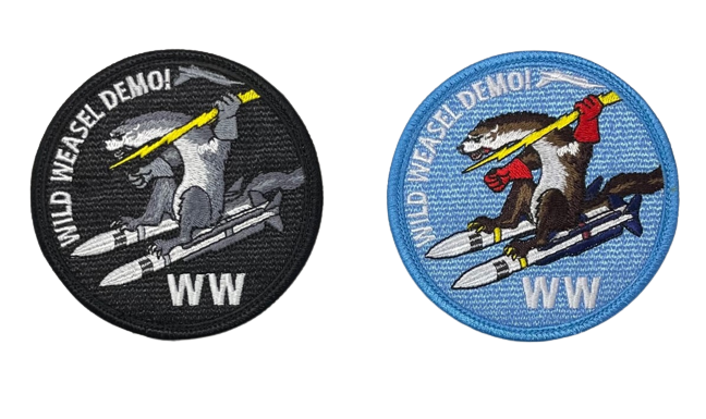 三沢基地 PACAF F-16デモチームパッチ ミリタリーワッペン