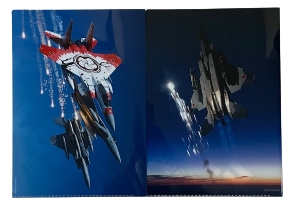 ブルーインパルス 2枚 自衛隊グッズ ブルーインパルス NEW クリアファイル2枚組 その2