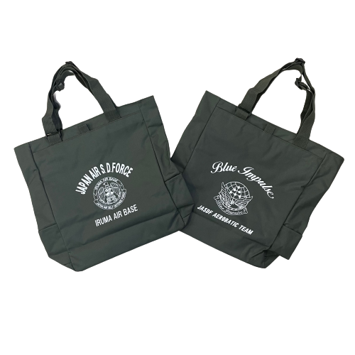 自衛隊グッズ ナイロントートバッグ 入間基地マークとブルーインパルス