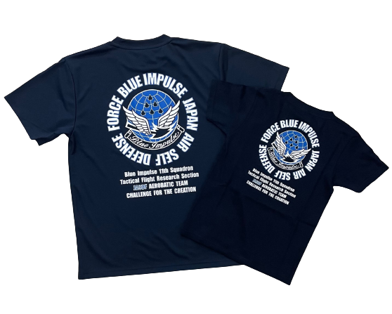 自衛隊グッズ メンズTシャツ ブルーインパルス 速乾タイプ