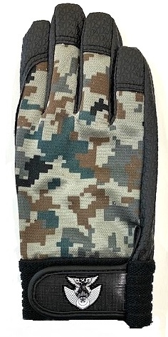自衛隊グッズ　航空自衛隊・徽章付　デジタル迷彩手袋