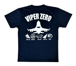 自衛隊　メンズTシャツ　VIPER ZERO  F-２戦闘機 　バイパーゼロ　速乾タイプ　　　　